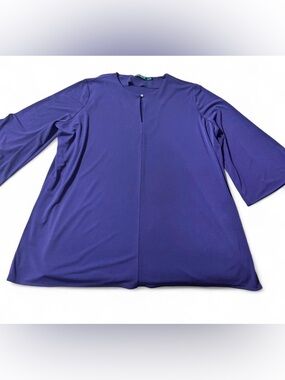 Ralph Lauren Deep Purple Crewneck Top